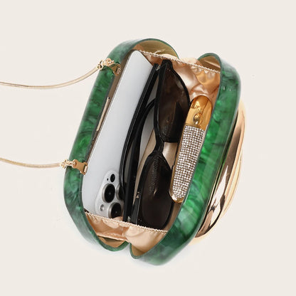 Luxury Gold Evening Clutch Bag