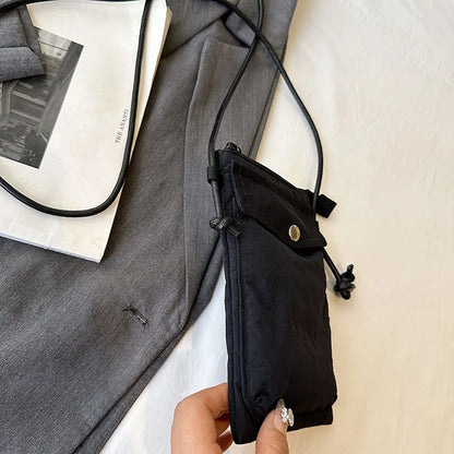 Street Washed Nylon Shoulder Bag