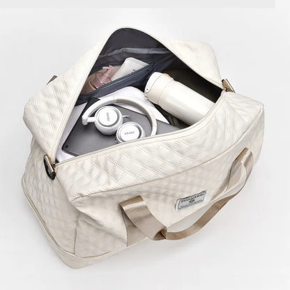 Large Capacity Gym Bag, Handbag - Fashionable and Practical Compartment Design, Suitable for Gym,Yoga and Shoulder Bag for Women