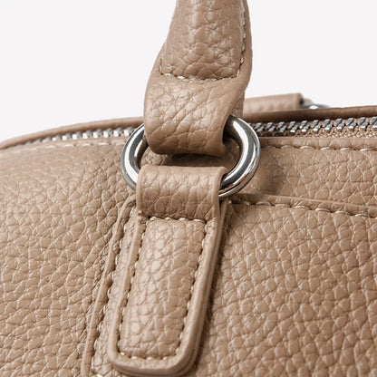 New Women's Handbag, Simple and Versatile Tote Bag, Large-Capacity Soft Leather Shoulder Bag, Crossbody Bag for Commuting and Shopping, High-End Solid Color Casual Bag