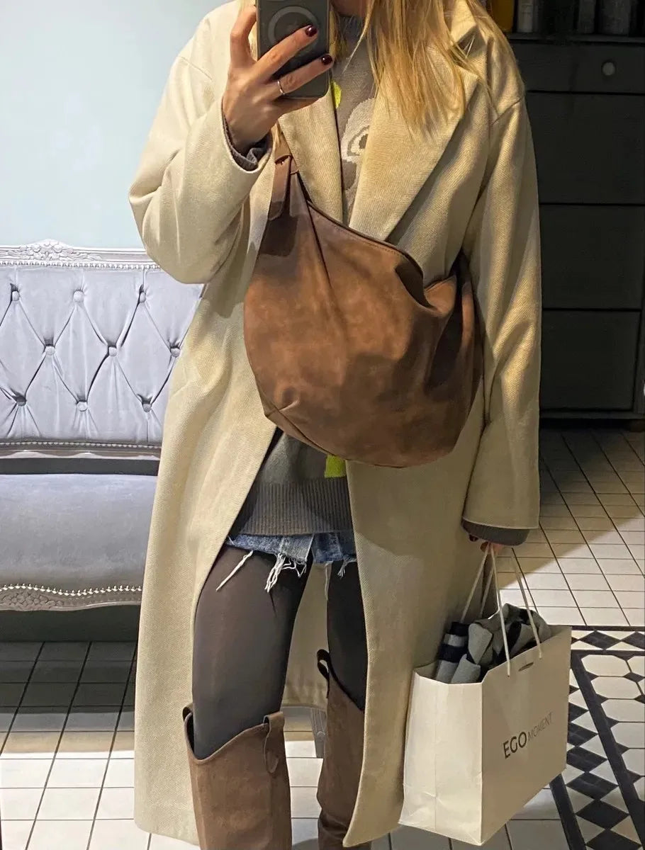 High-end Tote Bag for Women with Large Capacity; Fashionable and Casual Shoulder Bag; Uncommon Commuter Bag; Versatile Bag