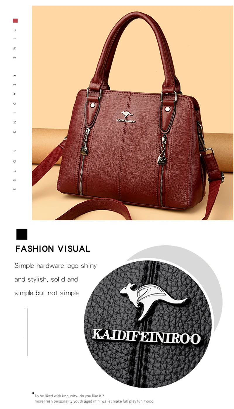 Luxury Handbags Woman Bags Designer Big Shoulder Bags for Women's 2024 Trendy Large Capacity Ladies Leather Hand Casual Tote Bag