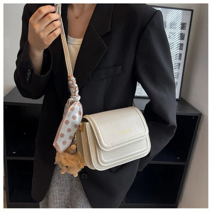 Leather Shoulder Bag Purse for Women - Fashion Crossbody Bags Underarm Bag Small Square Satchel Handbag