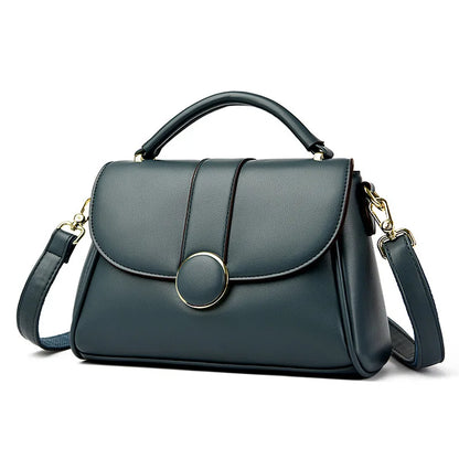 2025 New Fashionable Handbag for Women, Large Capacity, Simple Soft Leather Shoulder/Crossbody Bag, Perfect Gift