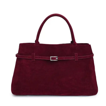 Elegant Women's Handbag Featuring Casual Simple Vintage Design And High-End Leather For Commuter Occasions