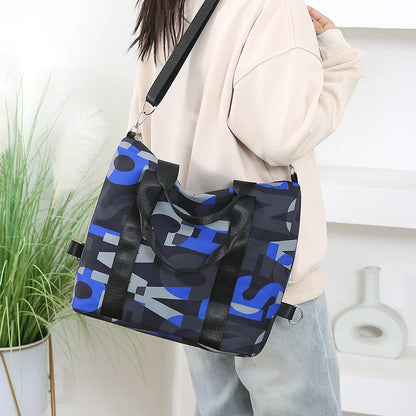 Women's Top-handle Bag Messenger Bags Waterproof Nylon Shoulder Totes High Quality Large Handbag Female Travel Crossbody Bags