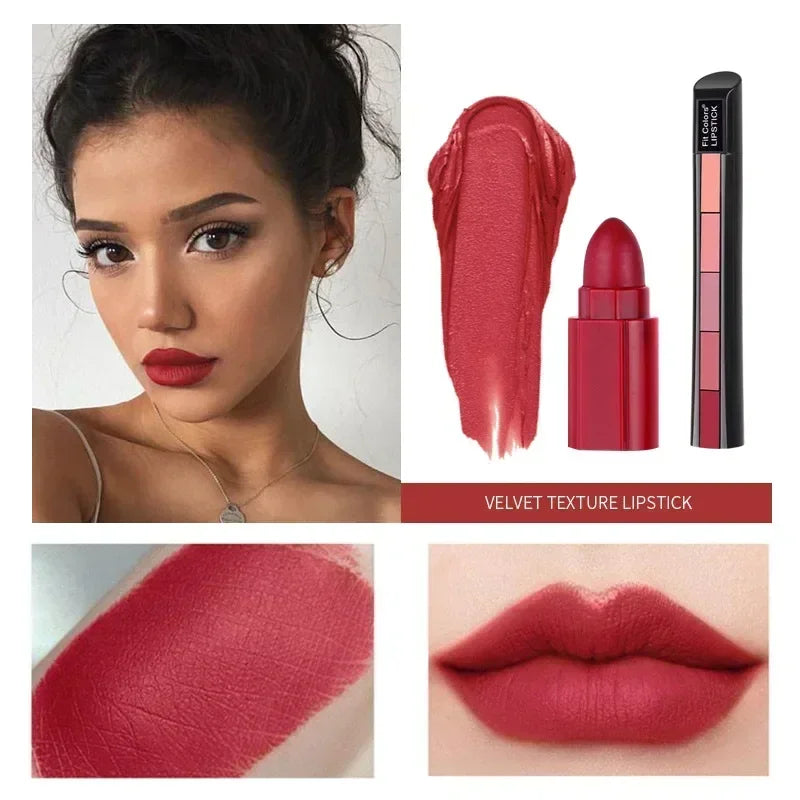 5 in 1 Velvet Matte Lipstick