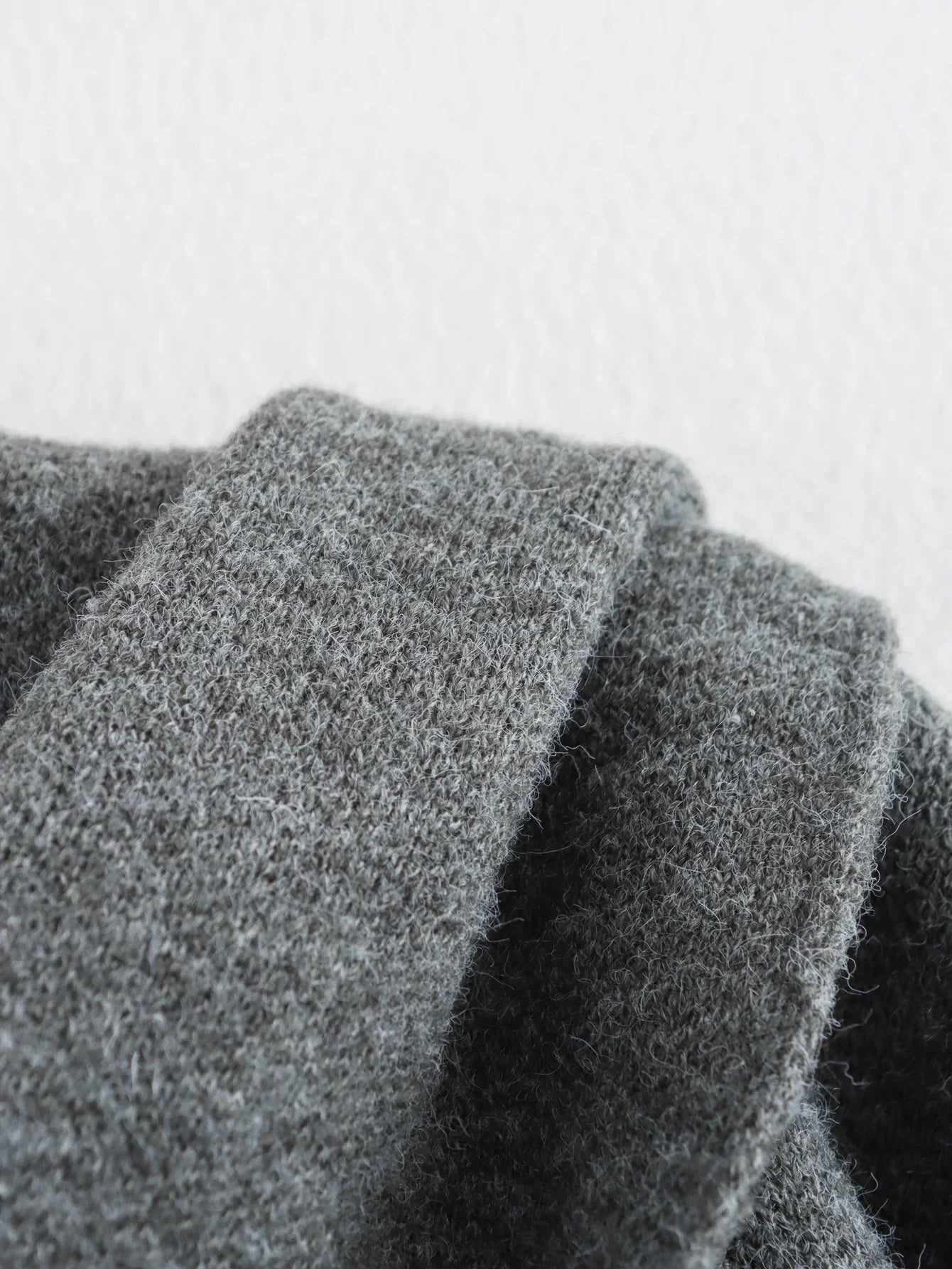 Women's Fashion Fall and Winter Comfortable Casual Commuter Coat Knitted Loose Warm Coat Asymmetric Elegant Split Jacket