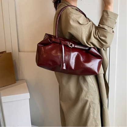 Vintage Handbag for Women Large Capacity 2025 New Underarm Commuting Bag Fashion Female Casual Single Shoulder Tote Bag