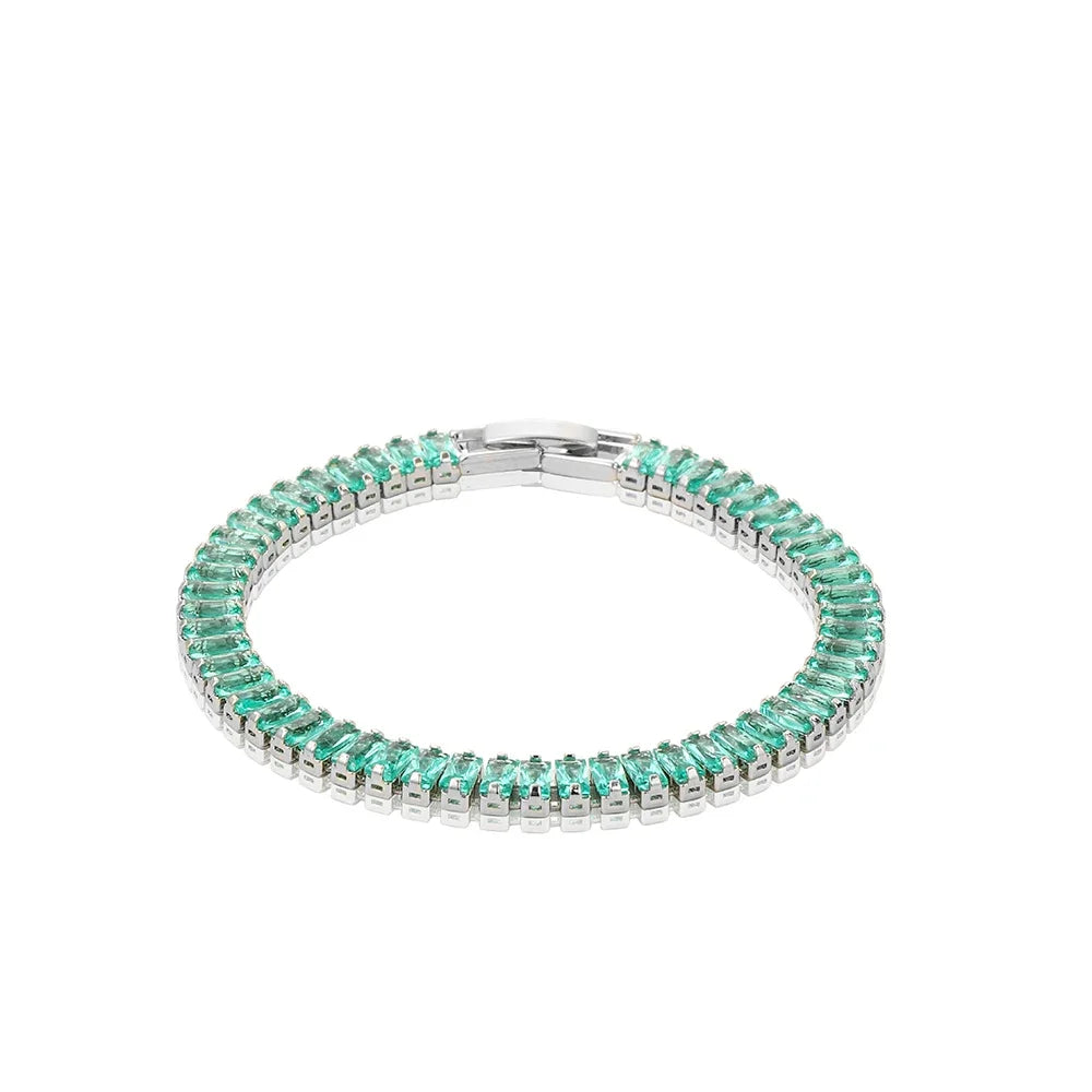 18K Gold Plated Geometric Zircon Bracelet