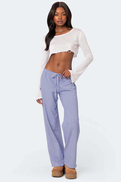 2024 New Women's Clothing Fashion Casual Milk Silk Brushed Home Casual Pants Women's Clothing Trousers Women