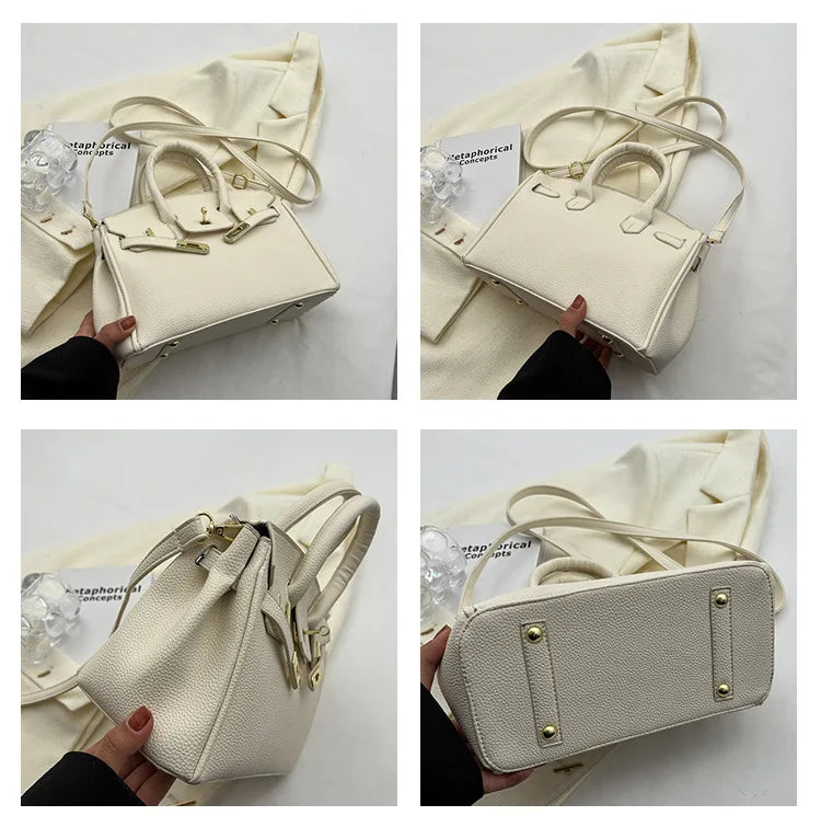 Fashionable Handbag for Women - Subtle, Minimalist, Chic Single Shoulder Bag with Large Capacity, Quality Commuter Crossbody Bag