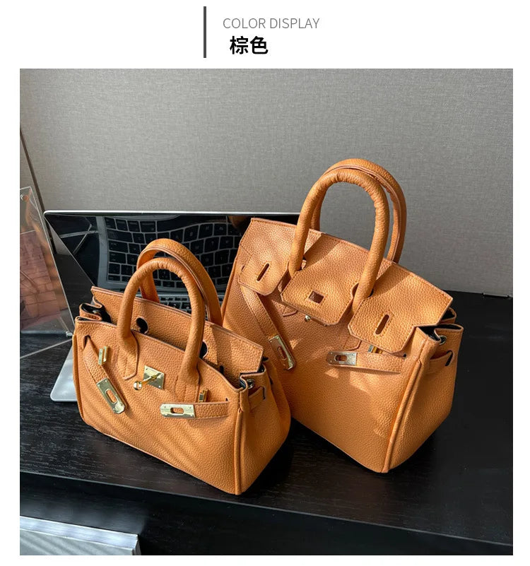 Fashionable Handbag for Women - Subtle, Minimalist, Chic Single Shoulder Bag with Large Capacity, Quality Commuter Crossbody Bag