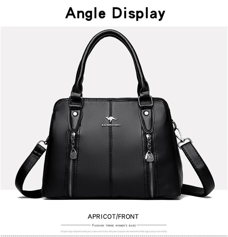 Luxury Handbags Woman Bags Designer Big Shoulder Bags for Women's 2024 Trendy Large Capacity Ladies Leather Hand Casual Tote Bag