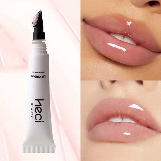 Heci Beauty Long-Lasting Non-Sticky Tinted Lip Balm Cream - Glossy Makeup Effect for All Skin Types - Pink Tone Glow Gloss - Espresso Yourself