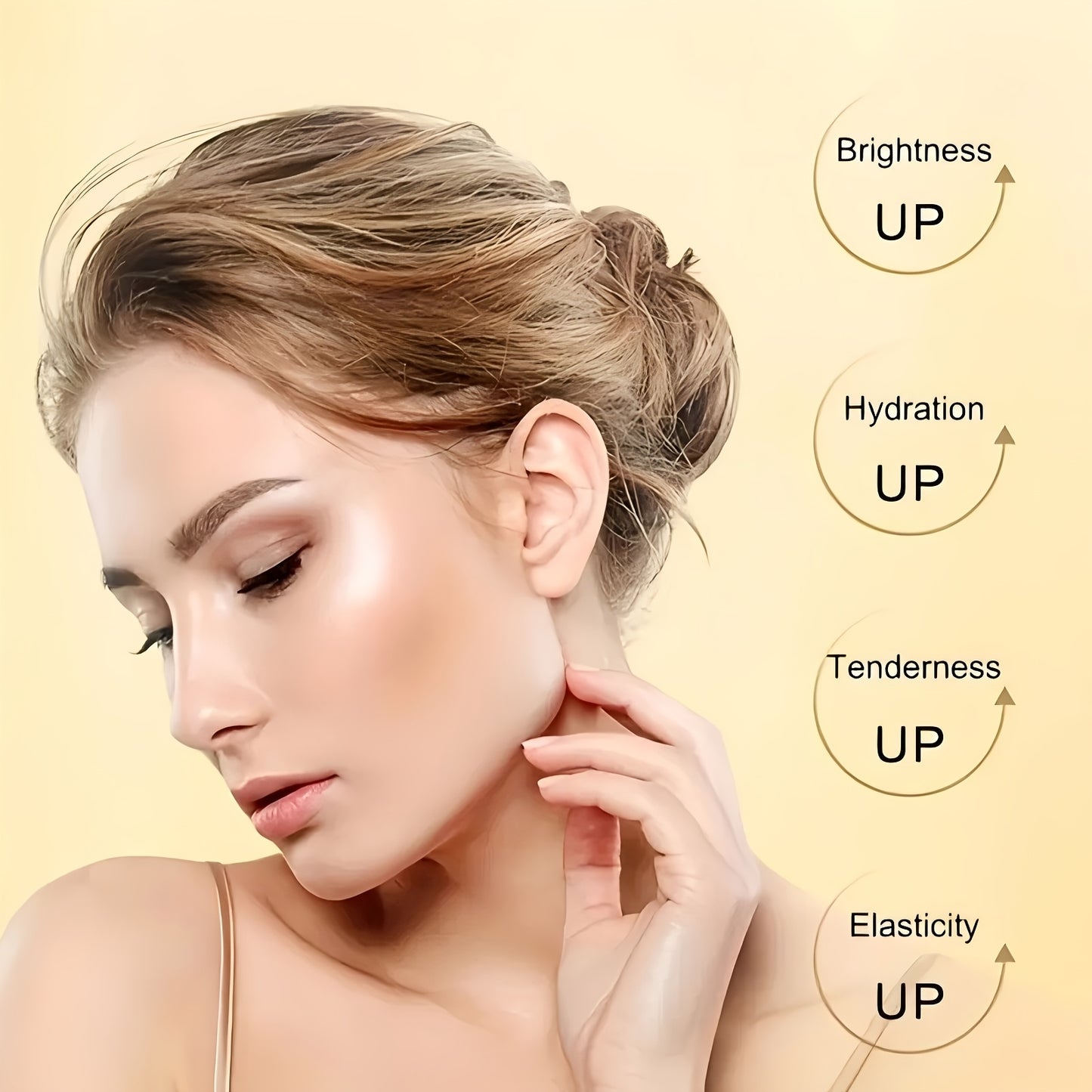 [Hydrating Skin Care] 6pcs Golden Skin Care Set - Hydrating Premium Facial Set For Flawless, Radiant Skin, Care For Delicate Skin, Skin Care Set For Women, Valentine's Day Gift For Her Beauty Kit