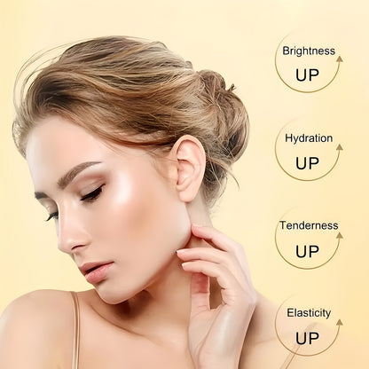 [Hydrating Skin Care] 6pcs Golden Skin Care Set - Hydrating Premium Facial Set For Flawless, Radiant Skin, Care For Delicate Skin, Skin Care Set For Women, Valentine's Day Gift For Her Beauty Kit