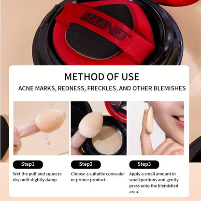 20-Piece Deluxe Makeup Brush Set + 9-Pc Makeup Sponge Set - Portable Travel Foundation Brush Kit with Powder Puff, Finger Puff, and Blusher Brush - Perfect Mother's Day Gift for Beauty Enthusiasts