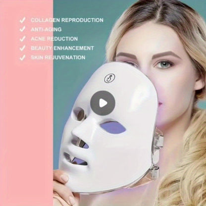 Portable LED Red Light Beauty Device - Wrinkle & Blemish Removal, USB Rechargeable, Perfect Gift for Women