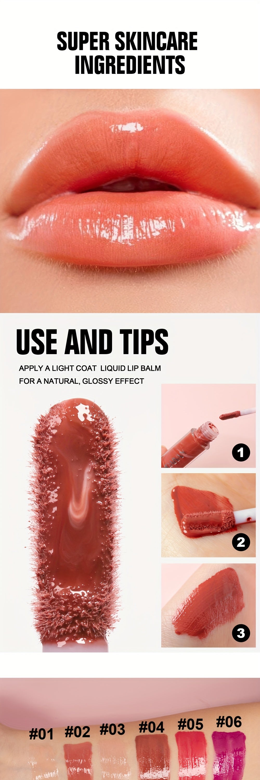 Marble Lip Glaze, Moisturizing Long-Lasting Liquid Lipstick, Lip Gloss, Vibrant Color Selection, 0.14oz Each, Non-Stick Formula, High-Shine Finish, Lightweight Beauty Makeup