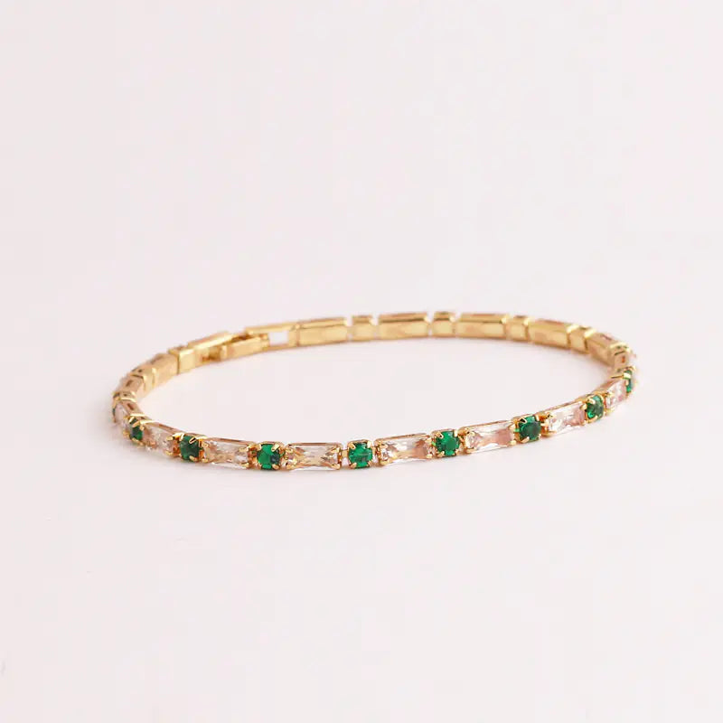 Green Zircon Women's Pull Bracelet Jewelry