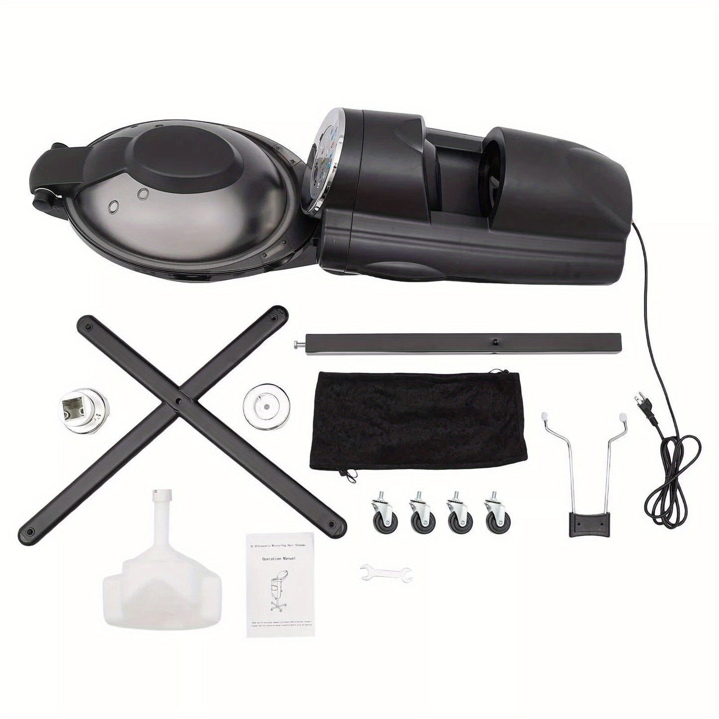 Nano Mist Ultrasonic Ozone Hair Steamer: Salon Spa Steamer for Oil Treatment, Coloring & Hair Care - Professional Beauty Equipment