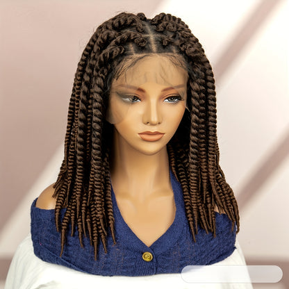Brisky Beauty Senegal Braided Braids Women'S Synthetic Spiral Braids, Long Hair Wigs Role Playing