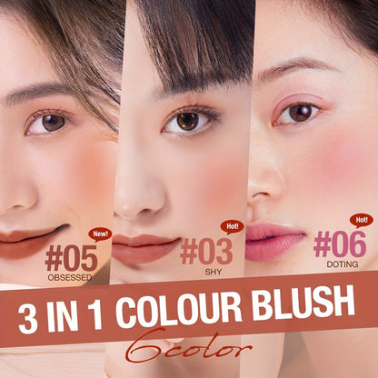 [Halloween trick or treat] O.TWO.O Makeup Blush Stick Hydrating Gloss Lip & Cheek 6 Colors Beauty Cosmetics Daily Essential otwoo