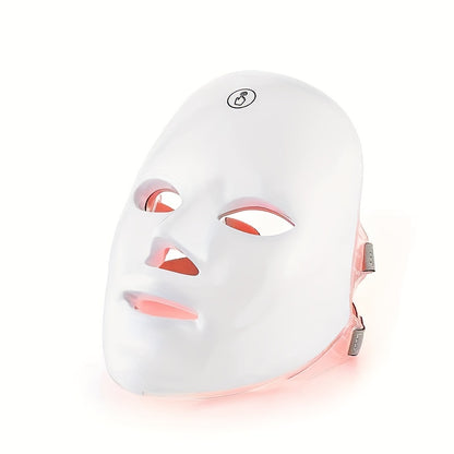 LED Face Mask With 7 Colors, Electric Beauty Facial Mask Instrument, Facial Skin Care Device