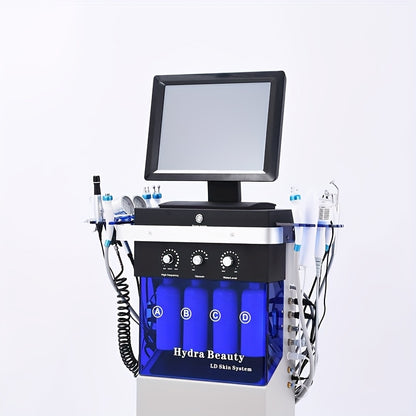 14-in-1 Professional Beauty Salon Facial Massage Machine - Perfect for New Spa Owners, 110-130V US Plug