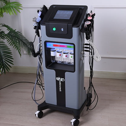 1pc Professional 10-in-1 Facial Beauty Equipment, Unscented, 110V US Plug, Plug Powered, No Battery Required, Ideal Gift for Friends