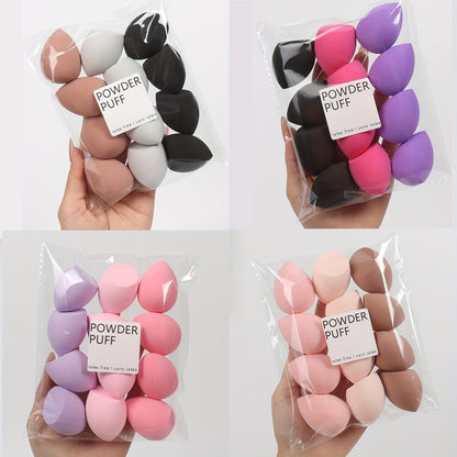 12pcs Medium Makeup Sponges - Flawless Foundation Blending for Liquid, Cream & Powder - Latex-Free, Dual-Use Wet/Dry Application - Fragrance-Free Beauty Tools