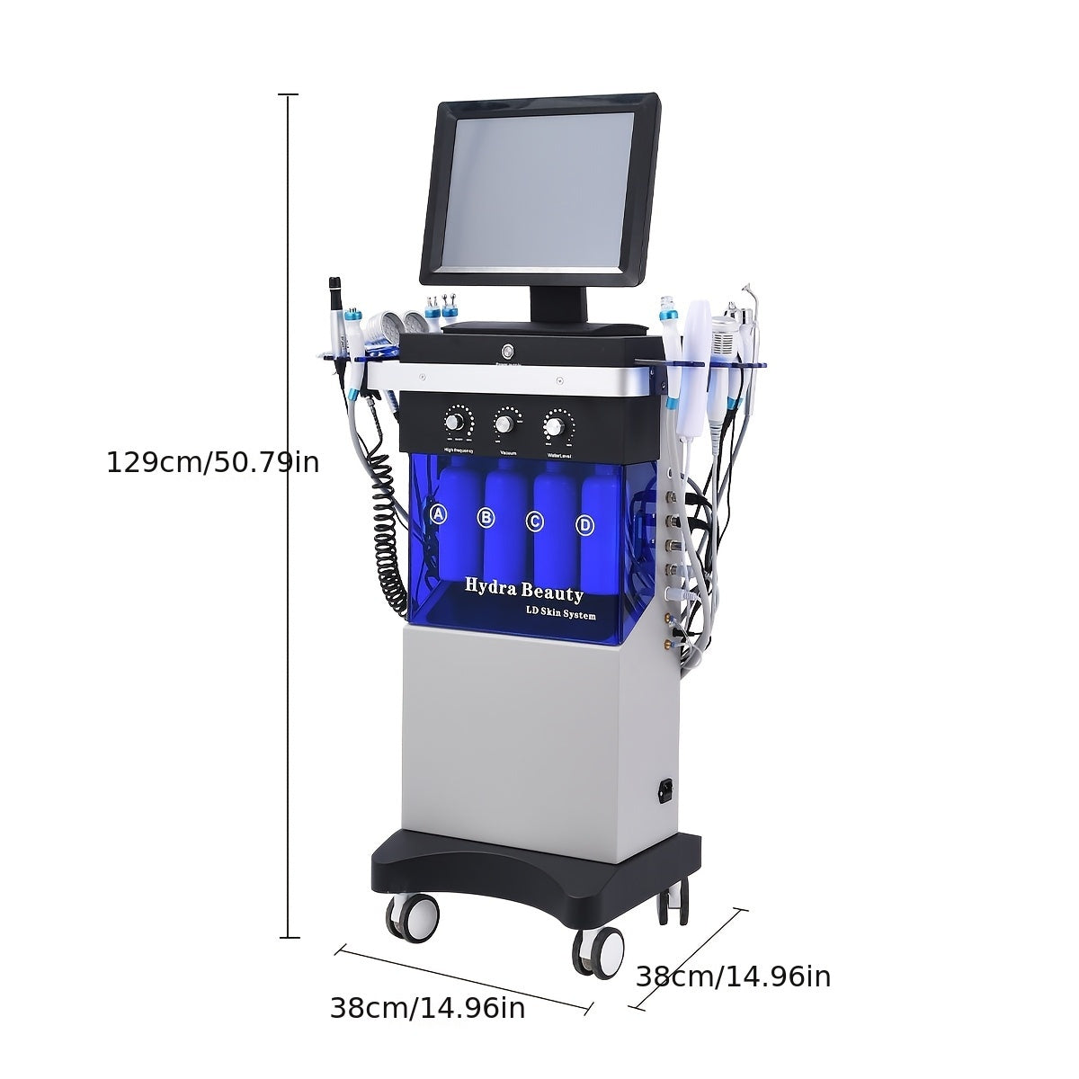 14-in-1 Professional Beauty Salon Facial Massage Machine - Perfect for New Spa Owners, 110-130V US Plug