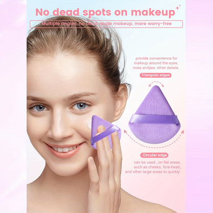 48-Piece Makeup Tools Set – Comprehensive Facial Makeup Kit with 25 Wand Brushes, Nylon Bristles, ABS Plastic Handle, for Normal Skin, Includes Washbag, Hair Ties, Wristbands, Mushroom Sponge, Thick Fan Puffs, Large Beauty