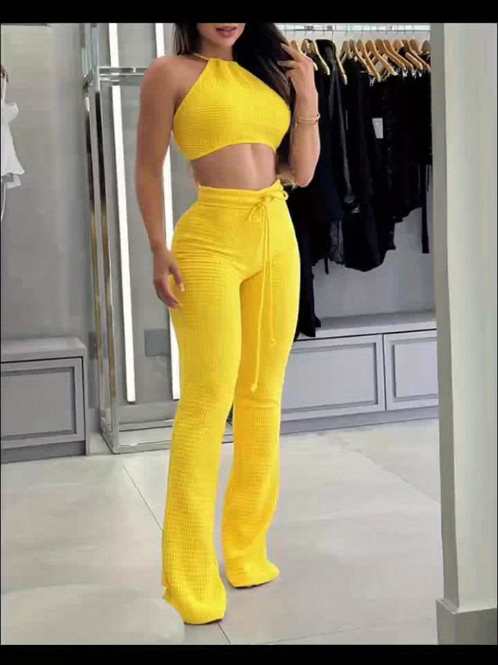 Quality 2025 Sweet Beauty Women'S Fashion Casual Suit with Halter Skirt Two-Piece Set European Light Luxury Women'S Clothing