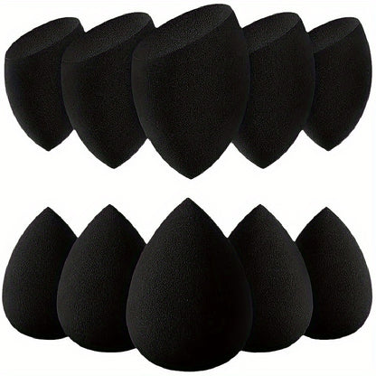 3/10pcs Beauty Sponges, Makeup Blender, Dry & Wet Use, Cosmetic Puffs In Random Colors & Shapes, Flawless Foundation Application