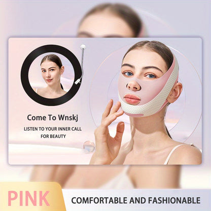 2 Sets Face V Shaper, Comfortable & Reusable Facial Slimming Bandage, Ultra Thin Breathable Facial Mask, Prevent Drooping Beauty Band, Massage, Gifts for Women, Perfect Gifts for Mother's Day