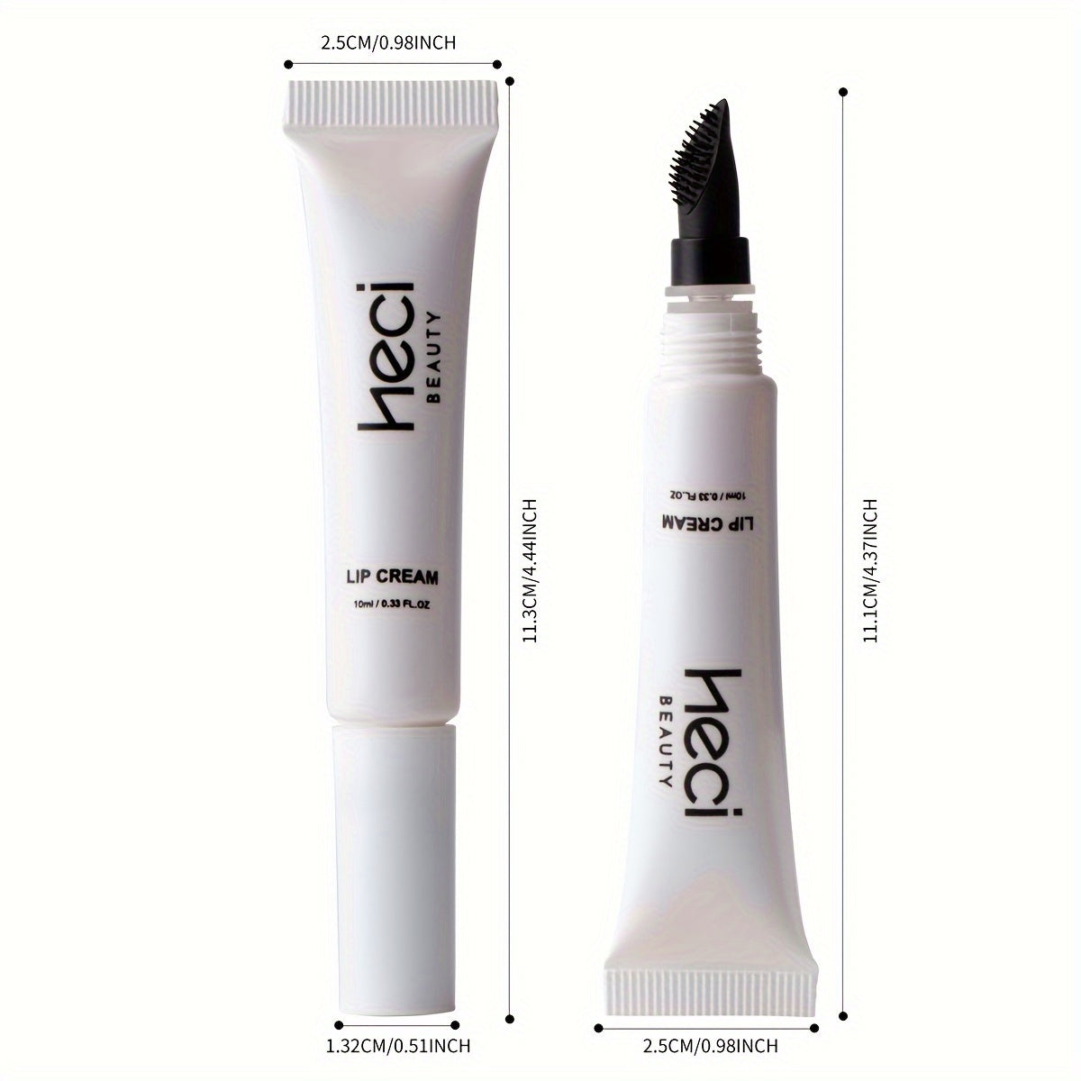 Heci Beauty Long-Lasting Non-Sticky Tinted Lip Balm Cream - Glossy Makeup Effect for All Skin Types - Pink Tone Glow Gloss - Espresso Yourself