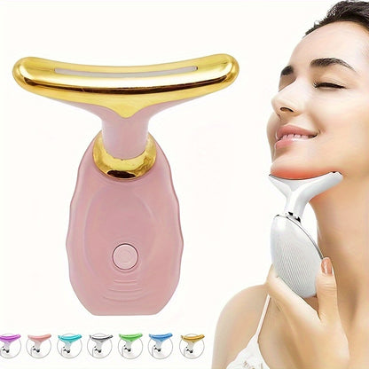 Beauty Gifts, Neck & Face Skin Massager, 1 Piece Set Of Portable USB Charging, Electric Facial Massage Tool For Mother's Day Gifts, Womens Massager, Skin Care Comfort Product For Women Gifts For Her, Comfort Beauty Instrument