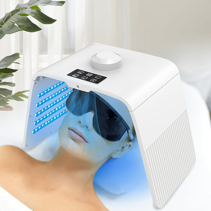 Facial Mask Instrument Seven color folding face hydration spray instrument Steaming face machine Photodynamic LED beauty instrument Christmas gift, Valentine's Day gift, Mother's Day gift, birthday gift, girlfriend, female gi