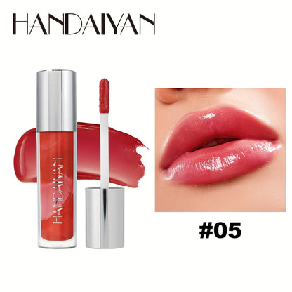 Marble Lip Glaze, Moisturizing Long-Lasting Liquid Lipstick, Lip Gloss, Vibrant Color Selection, 0.14oz Each, Non-Stick Formula, High-Shine Finish, Lightweight Beauty Makeup