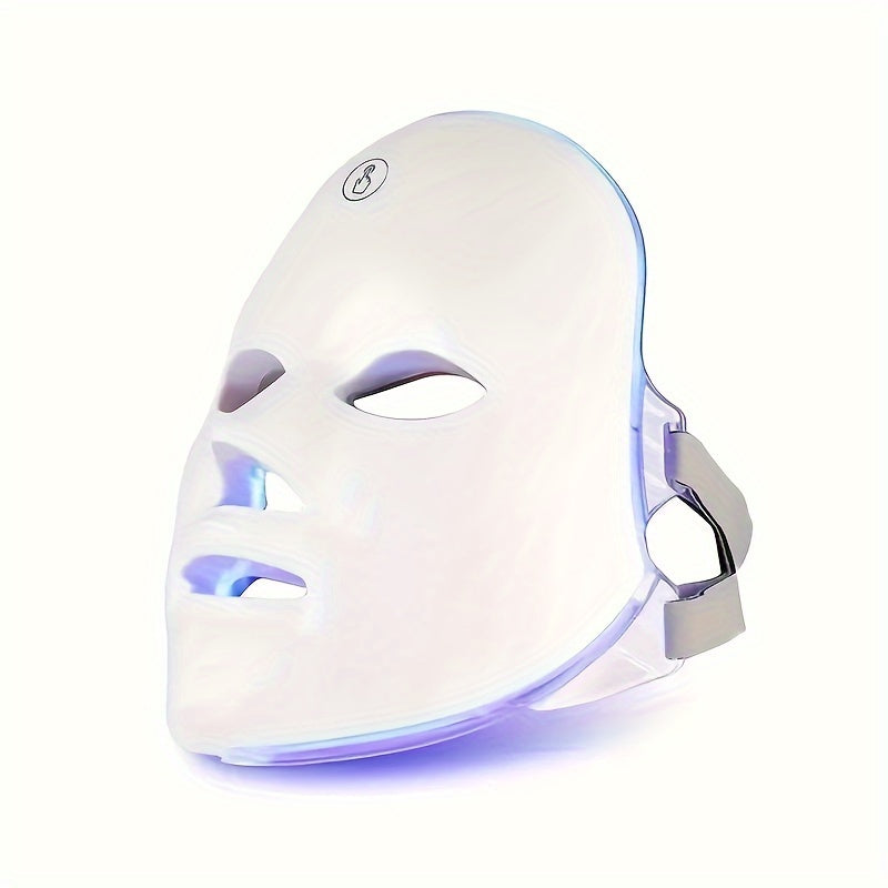 LED Face Mask With 7 Colors, Electric Beauty Facial Mask Instrument, Facial Skin Care Device