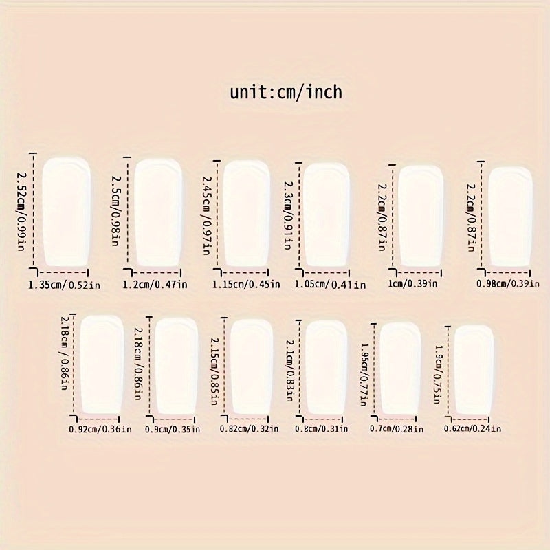 Enhance your beauty with 24pcs medium-length elegant blue gradient floral line dot Golden edge French glossy white fake nails, a versatile press-on nail set suitable for women and s' daily wear in spring and summer. Includes