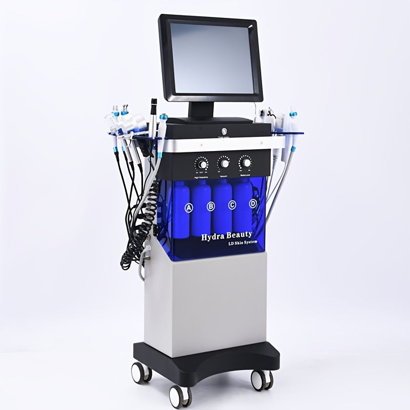 14-in-1 Professional Beauty Salon Facial Massage Machine - Perfect for New Spa Owners, 110-130V US Plug