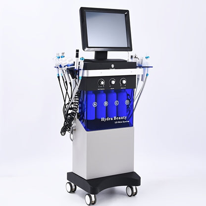 14-in-1 Professional Beauty Salon Facial Massage Machine - Perfect for New Spa Owners, 110-130V US Plug