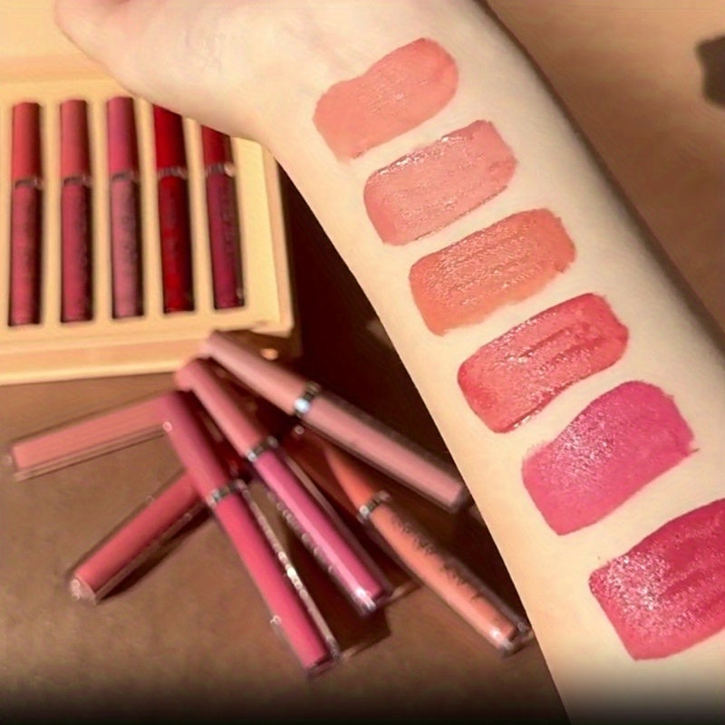 12 Pcs Matte Lipstick Set, Lip Stick Long Lasting Waterproof, Matte Lipstick for Women, Soft Matte Finish for Velvety Smooth Lips, Highly Pigmented, Non-Sticky, for Casual Attire, Parties Makeup, Perfect Gift for Beauty Lover