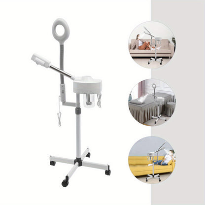 Professional Ionic Facial Steamer with Ozone Function for Deep Cleansing, 10x Penetration & Spa-Like Experience - Beauty Salon Grade Skin Care Equipment