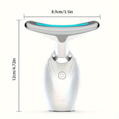 1Pc Electric Neck Beauty Device Neck Lift Massager Home Beauty Device Face and Neck Wrinkle Care Massager