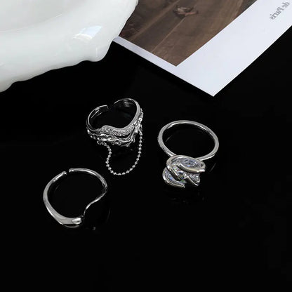 Light Luxury Zircon Retro Intersection Jewelry