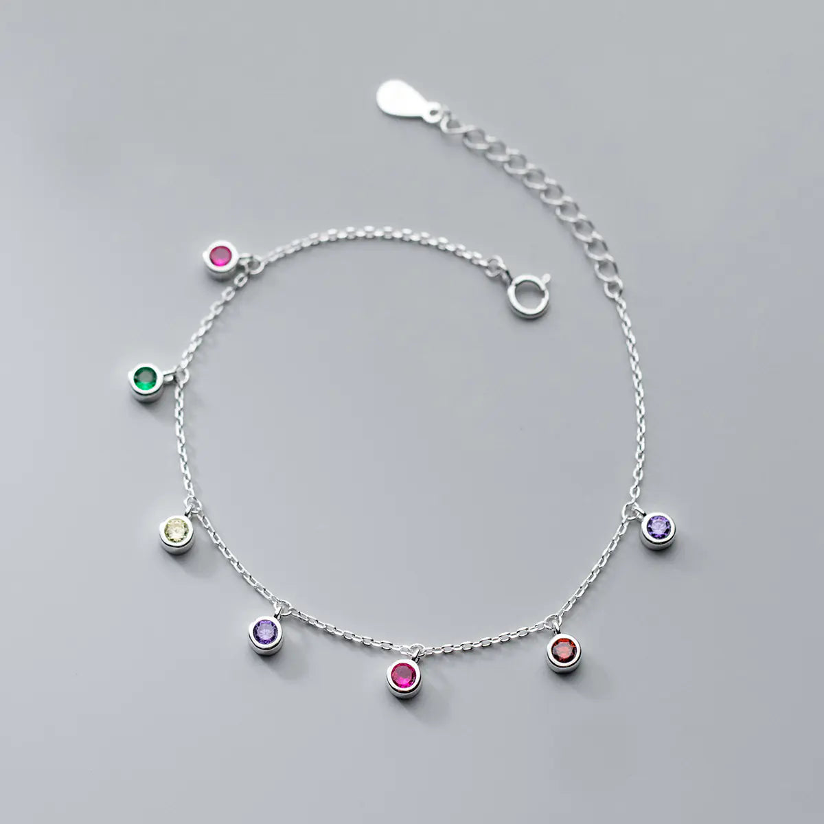 Elegant Round Geometric Stone Tassel Hand Jewelry